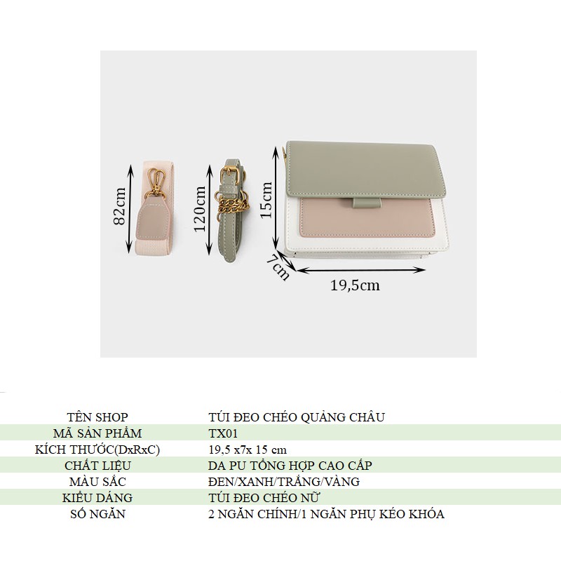 Túi Đeo Chéo Nữ Mini FREESHIP 50K  Túi Xách Đeo Chéo Nữ Phối 2 Dây Phong Cách Hippie Siêu Đẹp TX01
