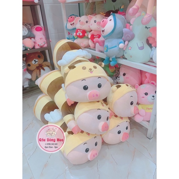 Gấu ôm heo bông cosplay ong 1M2 hàng cao cấp ♥️♥️