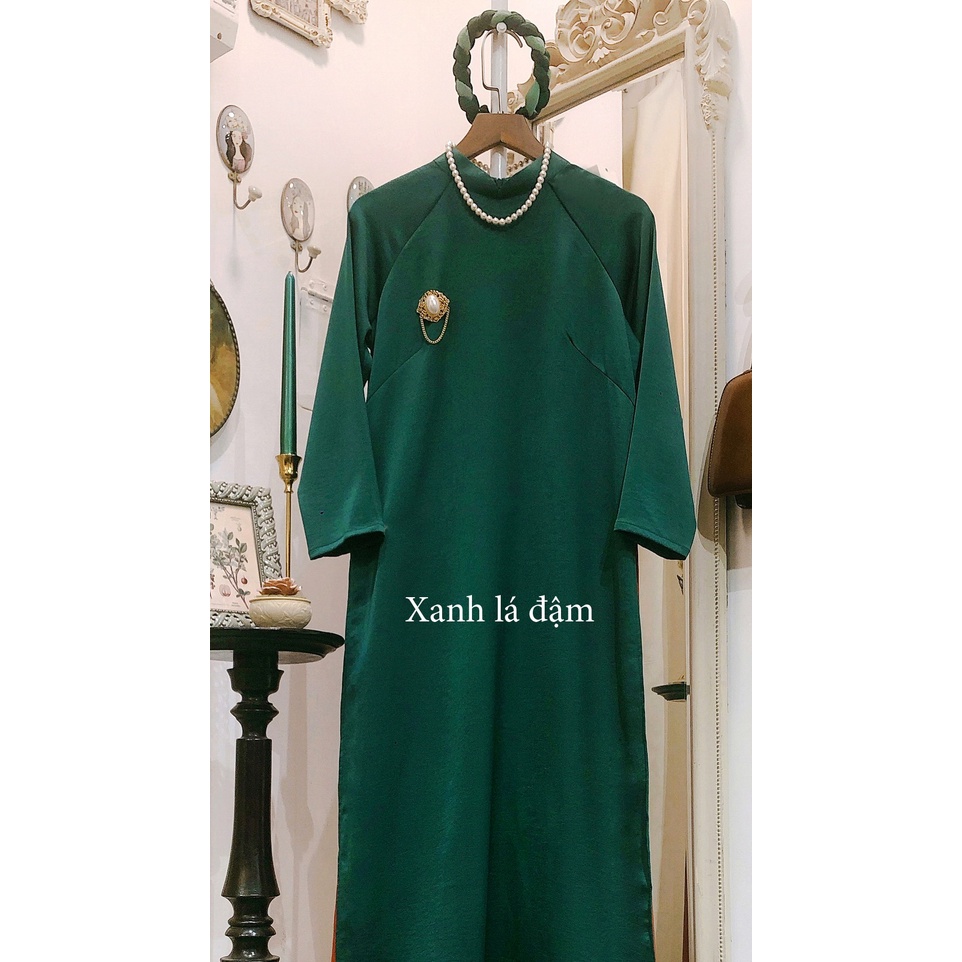 Áo Dài và Quần lẻ Tây Thi Màu Trơn