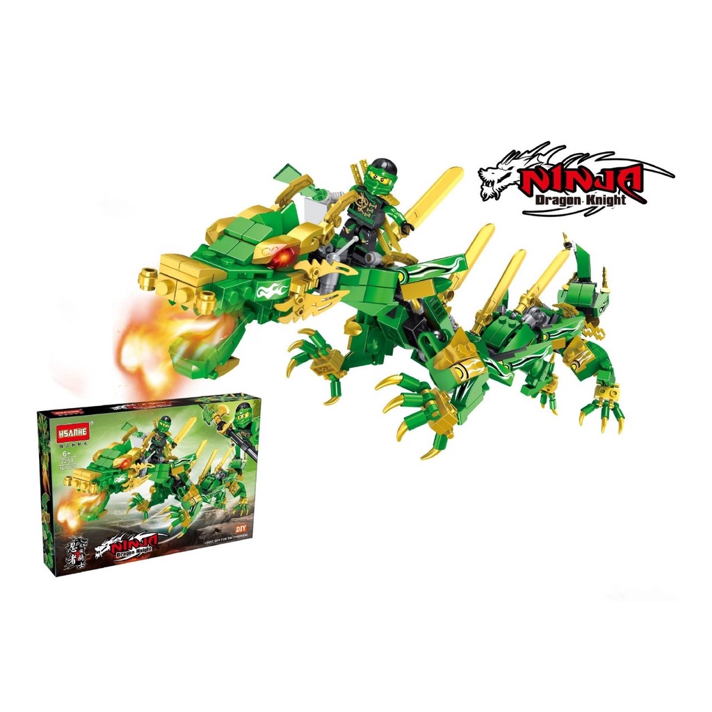 Đồ Chơi Lắp Ráp  Dragon Ninja Go - Hsanhe Rồng 3 In 1