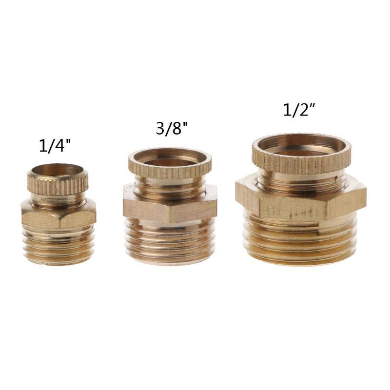 Van Xả Khí Nén NPT 1/4" 3/8" 1/2‘’ Bằng Đồng Thau Chuyên Dụng