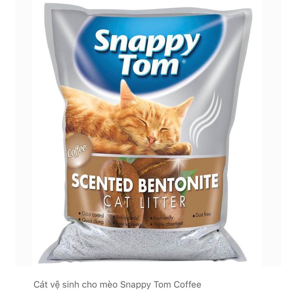 Cát vệ sinh cho mèo Snappy Tom 5L (4kg) / Ít bụi / Khử mùi tốt  - jpet shop