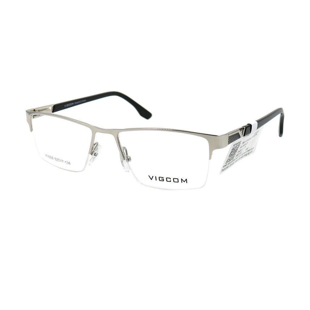 Gọng kính Vigcom VG3908 chính hãng, thiết kế dễ đeo bảo vệ mắt