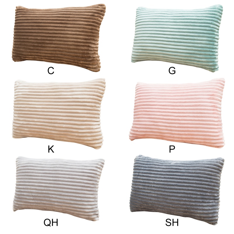 Vỏ Gối Hình Chữ Nhật Từ Vải Flannel Mềm Mại