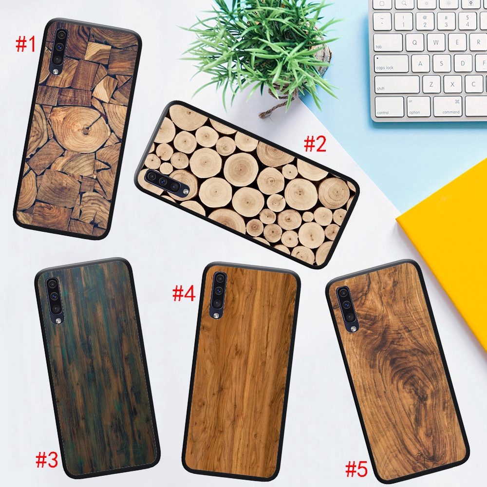 Ốp Lưng Silicon Mềm Gỗ Cũ Cho Samsung Galaxy A10 A20E A30 A40S A50 A50S