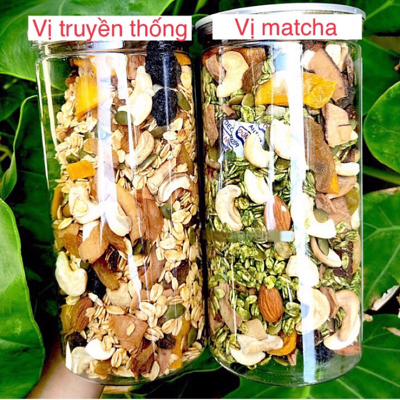 Granola yến mạch mix hạt nướng mật ong