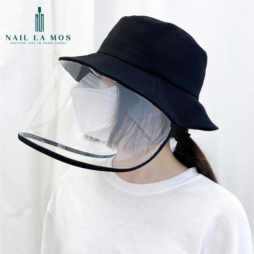 Mũ (nón) che mặt chống bụi bảo vệ sức khỏe chuyên dụng cho dân làm móng