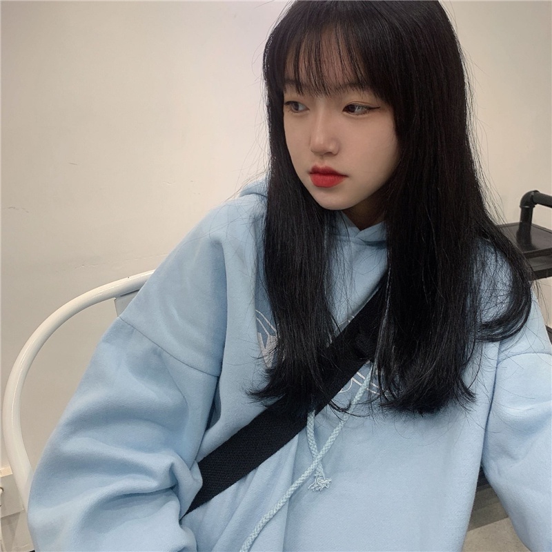 NRVP Áo Hoodie Dáng Rộng Thời Trang Hàn Quốc 2022 Dành Cho Nữ