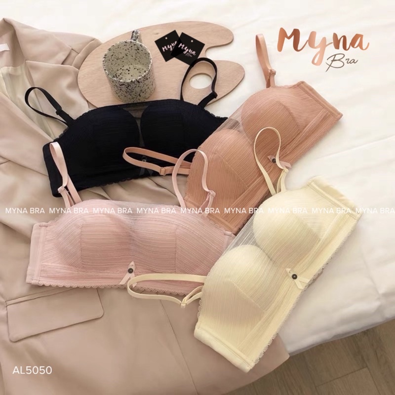 Áo cup ngực ren mặc được 2 kiểu áo quây không dây và áo có dây nâng ngực