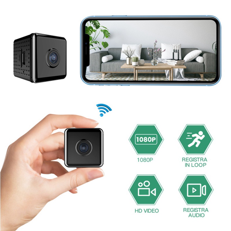 Camera An Ninh Không Dây Kết Nối Wifi Có Chế Độ Nhìn Đêm Ứng Dụng Điện Thoại