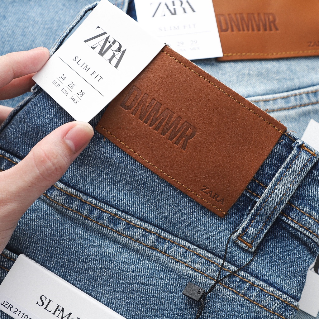 Quần jean dài nam ZARA xanh dơ (Form Slimfit,chất vải co dãn,ống quần 15 - 18cm,hàng Vnxk)-JZR 211049 | BigBuy360 - bigbuy360.vn