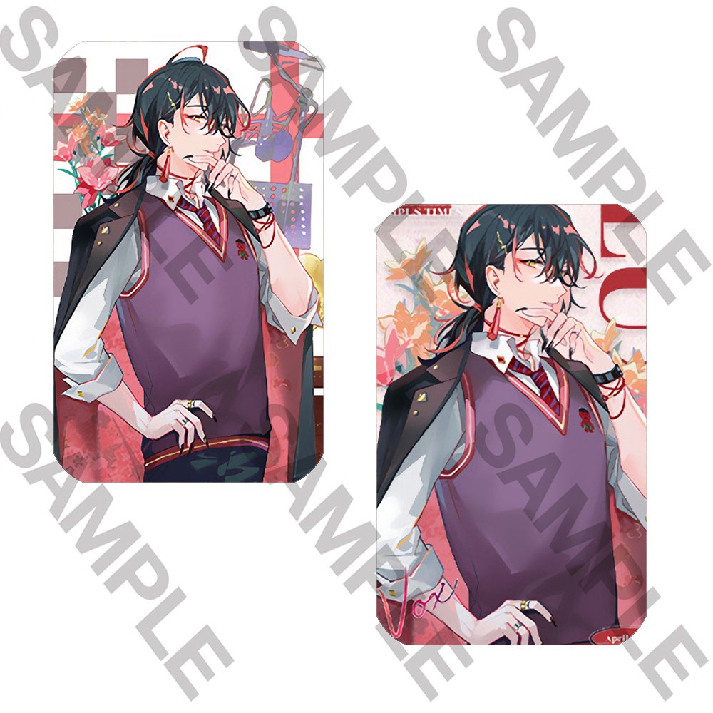 Ảnh card bo góc in hình LUXIEM ver HỌC BÁ thẻ bo viền 5*8cm anime chibi sưu tập độc đáo