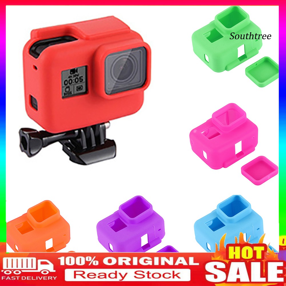 Vỏ Silicone Bảo Vệ Ống Kính Máy Ảnh Gopro Hero 7