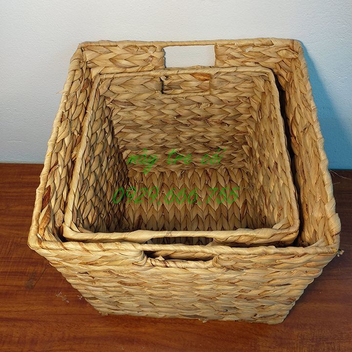 Giỏ lục bình hình vuông kt 30*30*30