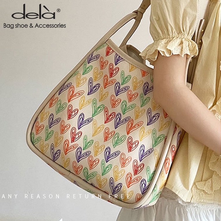 Dela Túi Xách Da Mềm Hình Trái Tim Thời Trang Mùa Hè Cho Mẹ Và Bé