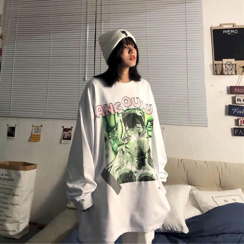 Áo BANG cô gái xanh tay dài TH6