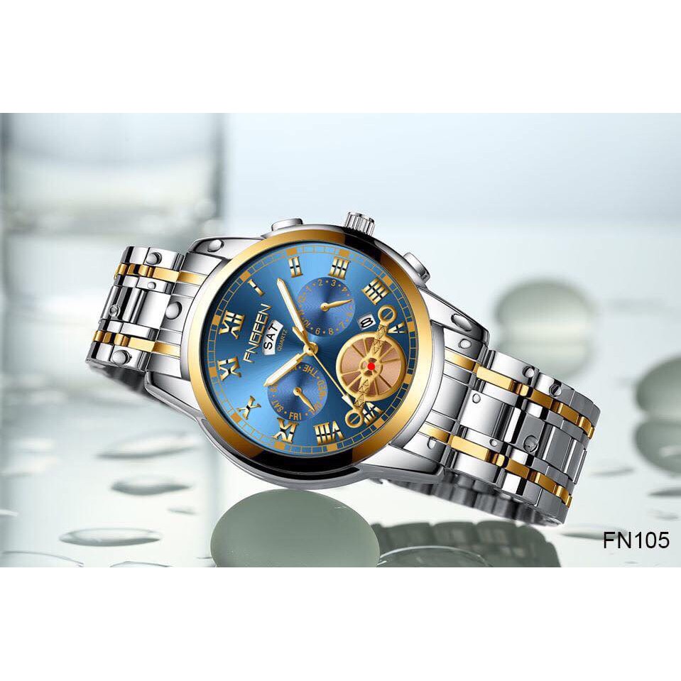 Đồng hồ Nam Cao Cấp Fngeen Giả Cơ 02