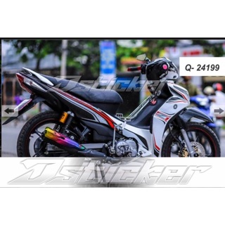 Tem Jupiter Z1 - cam dán xe đen trắng - Rời không bay màu