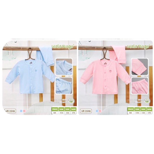 Bộ cài giữa dài Petit vân sóng Ualarogo