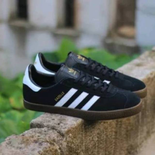 Giày Thể Thao Adidas Gazelle Màu Trắng Đen Thời Trang Năng Động