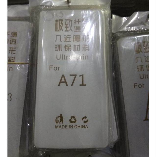 Bộ 3 ốp dẻo trong suốt Oppo A71