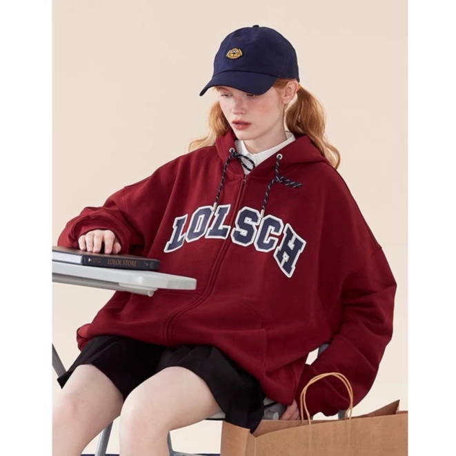 Áo Khoác Nỉ Bông SCH Hoodie Zip form rộng Unisex Nam Nữ (Ảnh Thật/Có Sẵn) ZoZo