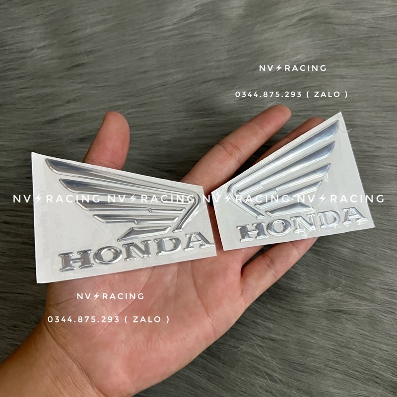 Tem dán cánh chim Honda như zin 1:1 chống thấm nước và không bay màu