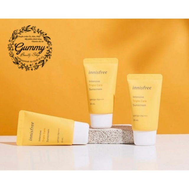 Kem chống nắng Innisfree Intensive Triple Care Sunscreen 20ml | BigBuy360 - bigbuy360.vn
