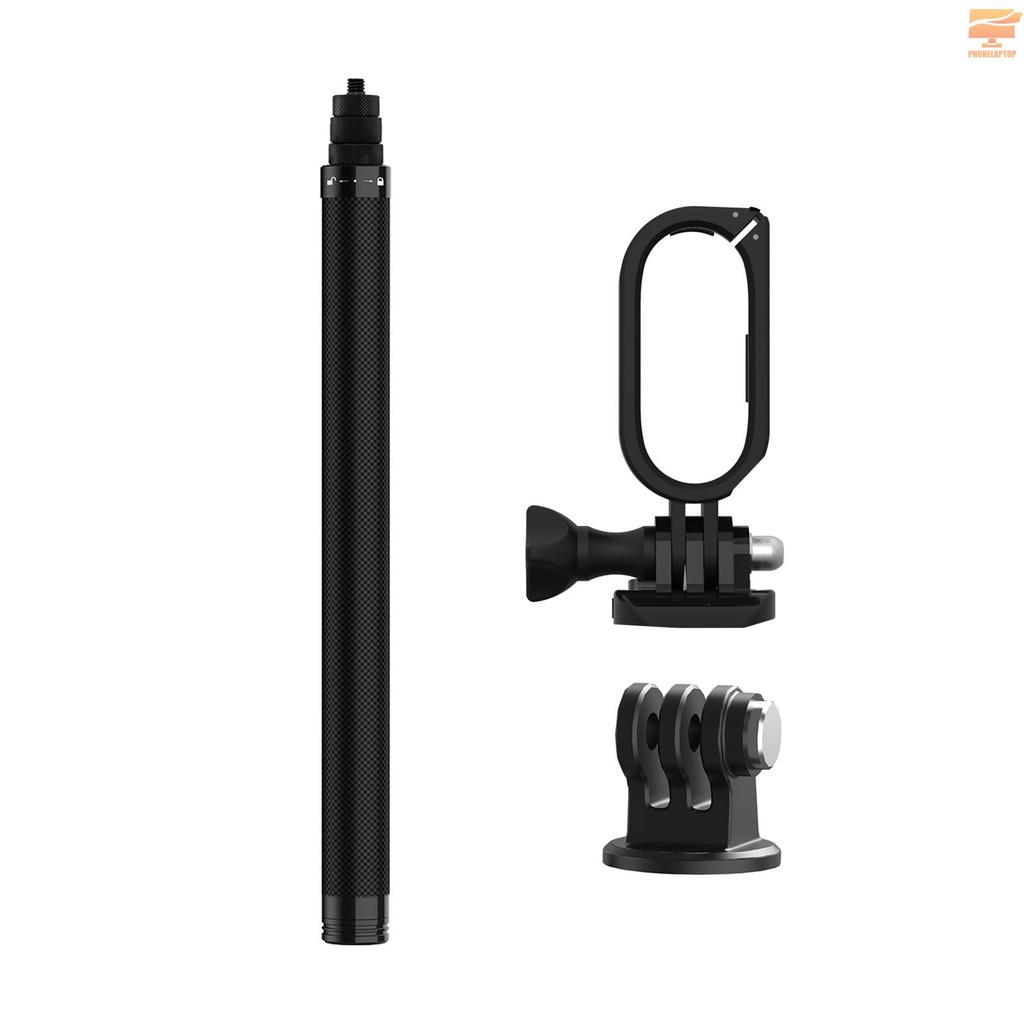 Telesin Giá Đỡ Máy Ảnh Bằng Abs + Pc Sợi Carbon 1.16m / 2.8ft Cho Insta360 Go2