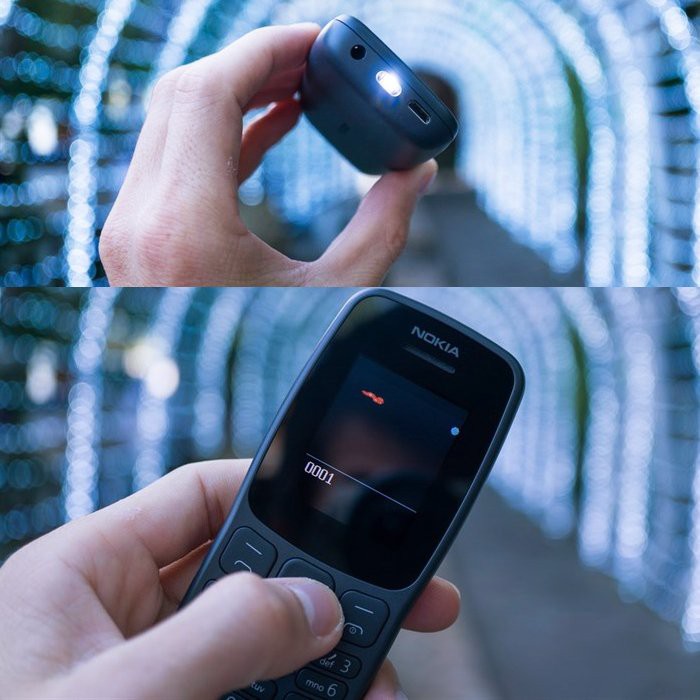 Điện thoại Nokia 106  Dual Sim -Bảo Hành 12 Tháng, Sóng Khỏe,Loa To,Bàn Phím Nổi Dễ Bấm