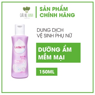 Dung dịch vệ sinh phụ nữ lactacyd soft & silky dưỡng ẩm 150ml