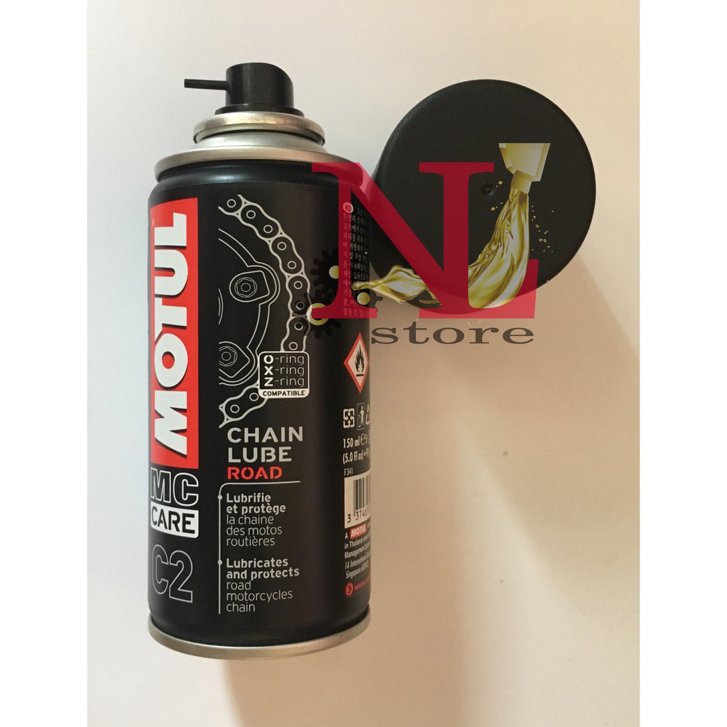 xịt bôi trơn sên Motul Chain Lube Road C2 150ml