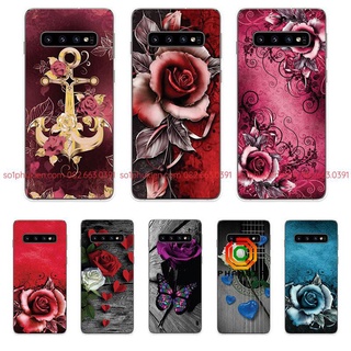 Ốp Lưng dẻo in hình đẹp Samsung Galaxy S9 S9+ S10 S10+ Plus S10e Lite Hoa hồng đẹp