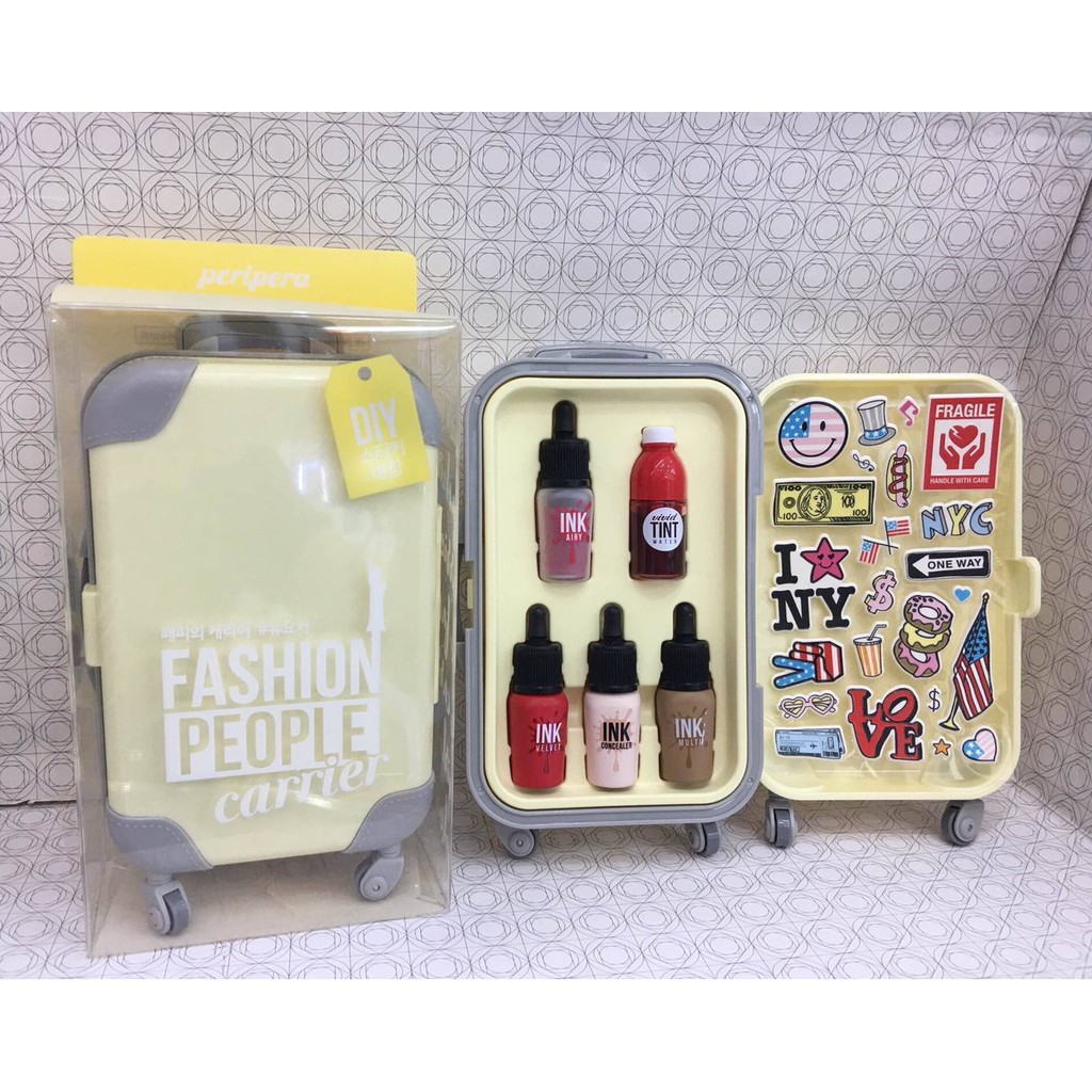 Set Son Vali Mini Ink Peripera Fashion People's Carrier