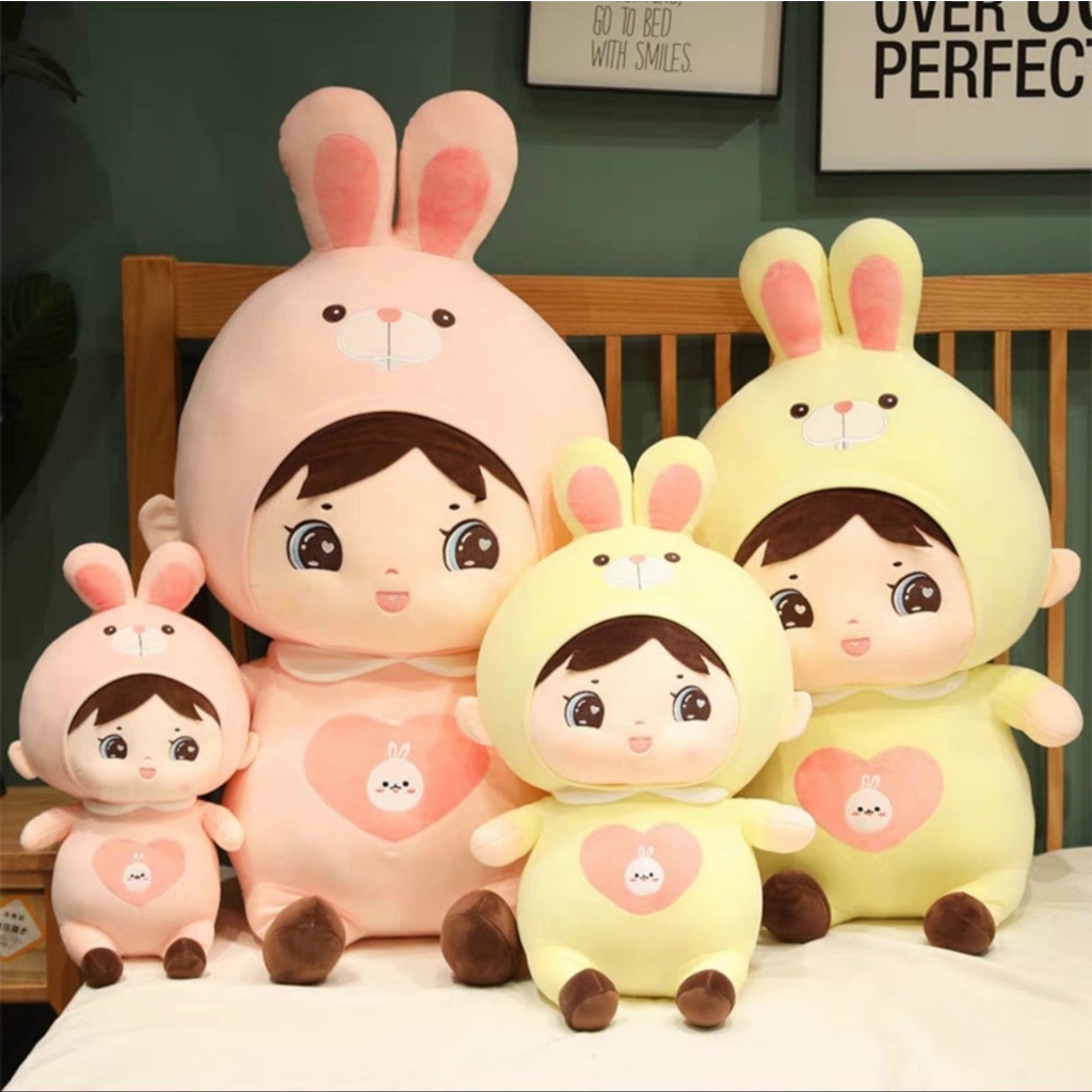 Gấu Bông Búp Bê Thỏ Baby Cao Cấp Gấu Bông City