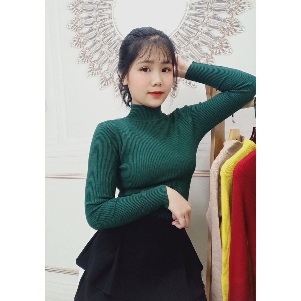 Áo Len Tăm Cổ 3 Phân 🍀 Len Tăm Giữ Nhiệt Cao Cấp Hàng Quảng Châu | BigBuy360 - bigbuy360.vn