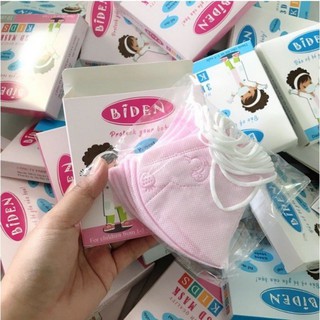 Khẩu trang trẻ em BIDEN - Hộp 10cái siêu dễ thương