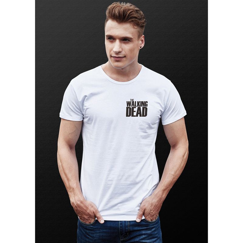 Áo thun cotton tay ngắn The Walking Dead dành cho nam và nữ