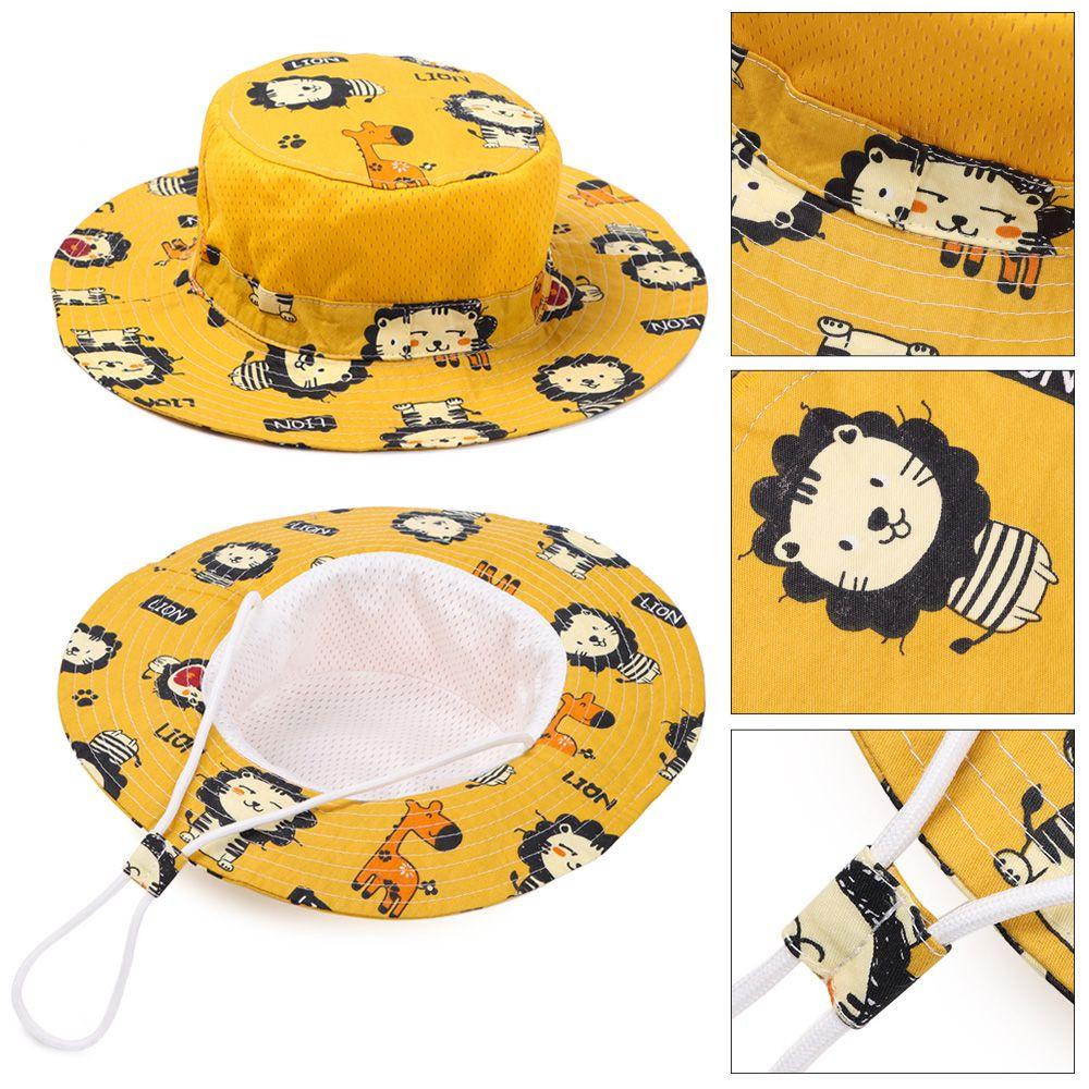MELODG Mũ Tai Bèo Chống Nắng Họa Tiết Hoạt Hình Thời Trang Xuân Thu