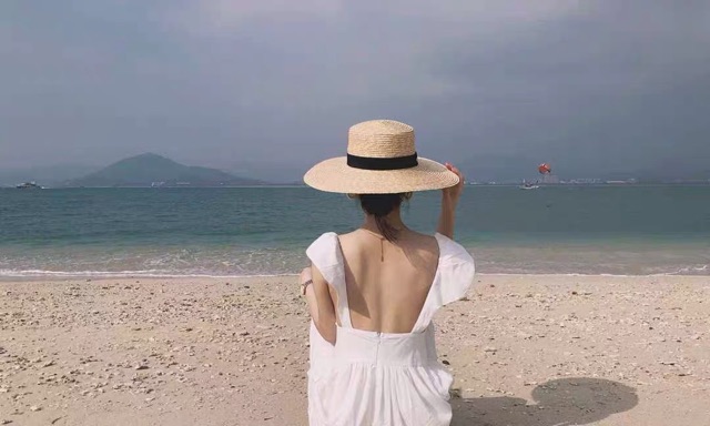 Sẵn Đầm maxi trắng hở lưng đi biển phong cách Hàn ẢNH FEELBACK CUỐI Quốc J0023 | BigBuy360 - bigbuy360.vn