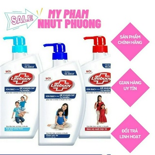 Sữa tắm lifebuoy mát lạnh .bảo vệ .giữ ẩm 800g