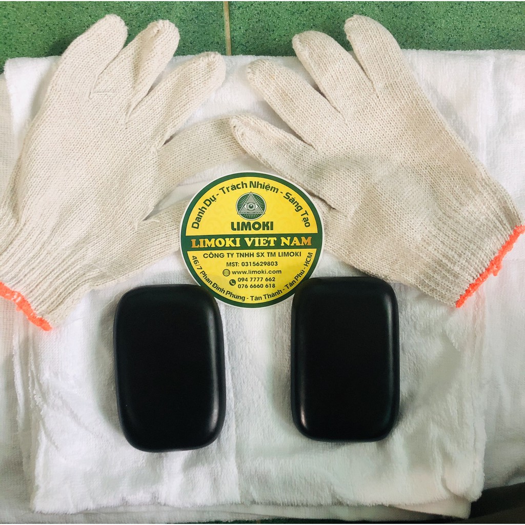 Combo 2 Đá Chườm Gan HCN 500G Kèm Khăn Và Bao tay