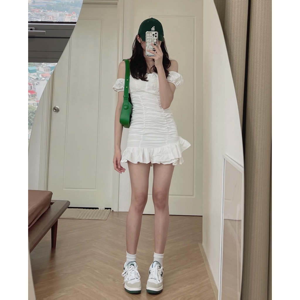 V230 Váy nhún body cúp ngực Audrey | BigBuy360 - bigbuy360.vn