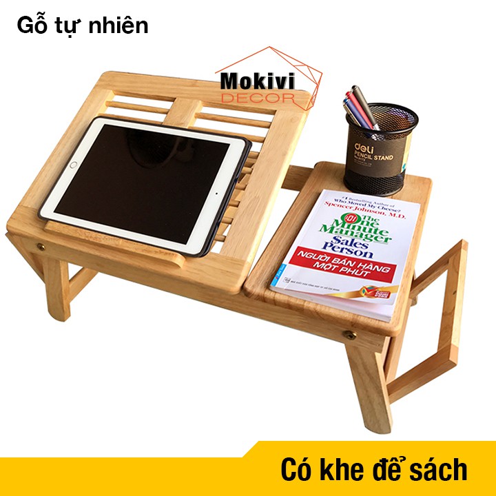 Bàn laptop gỗ xếp gọn đa năng | BigBuy360 - bigbuy360.vn