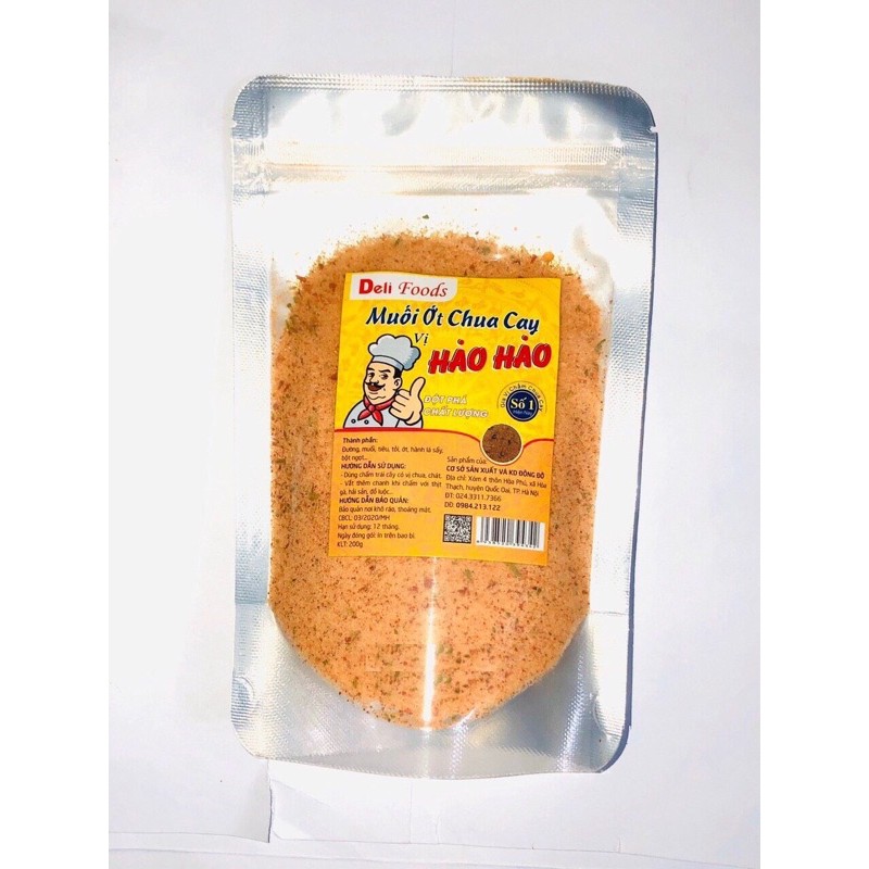 GÓI 200GR MUỐI CHẤM THẦN THÁNH CHUA CAY