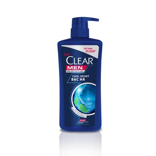 Dầu gội Clear Men 650g bạc hà