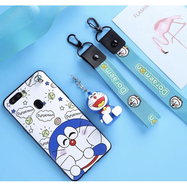Ốp Lưng In Hình Doraemon Có Dây Đeo Xinh Xắn Cho Redmi Note 5 Redmi 7 Redmi 6 Note 7 | BigBuy360 - bigbuy360.vn