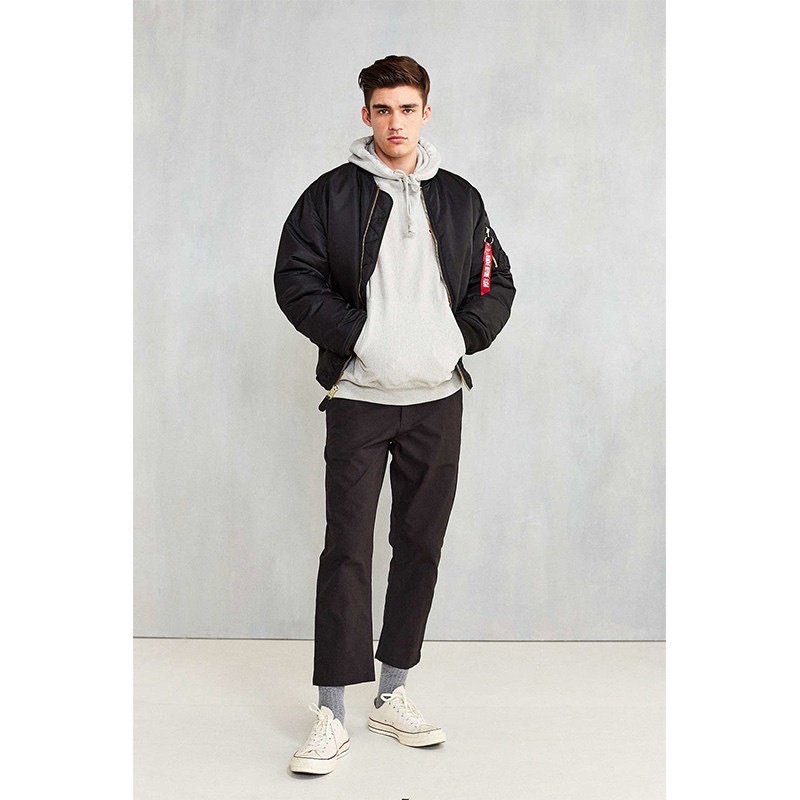 Áo bomber pilot nam lót cam hàng order quảng châu loại đẹp