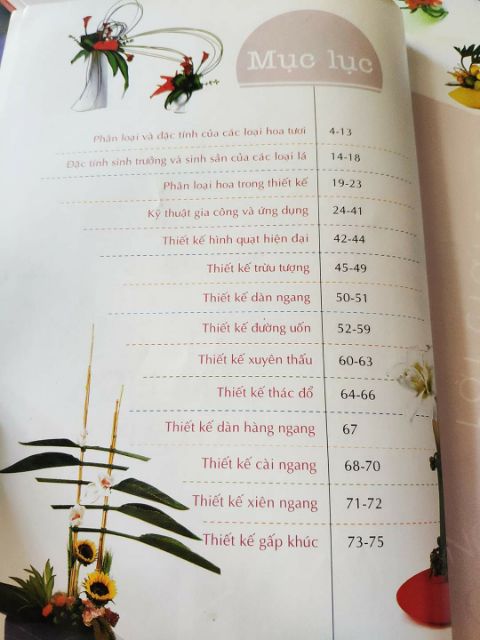 Tài liệu dạy cắm hoa tại nhà