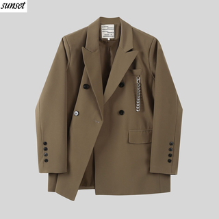 sunset   Áo Khoác Blazer Dáng Rộng Thời Trang Xuân Thu Mới Cao Cấp Cho Nữ